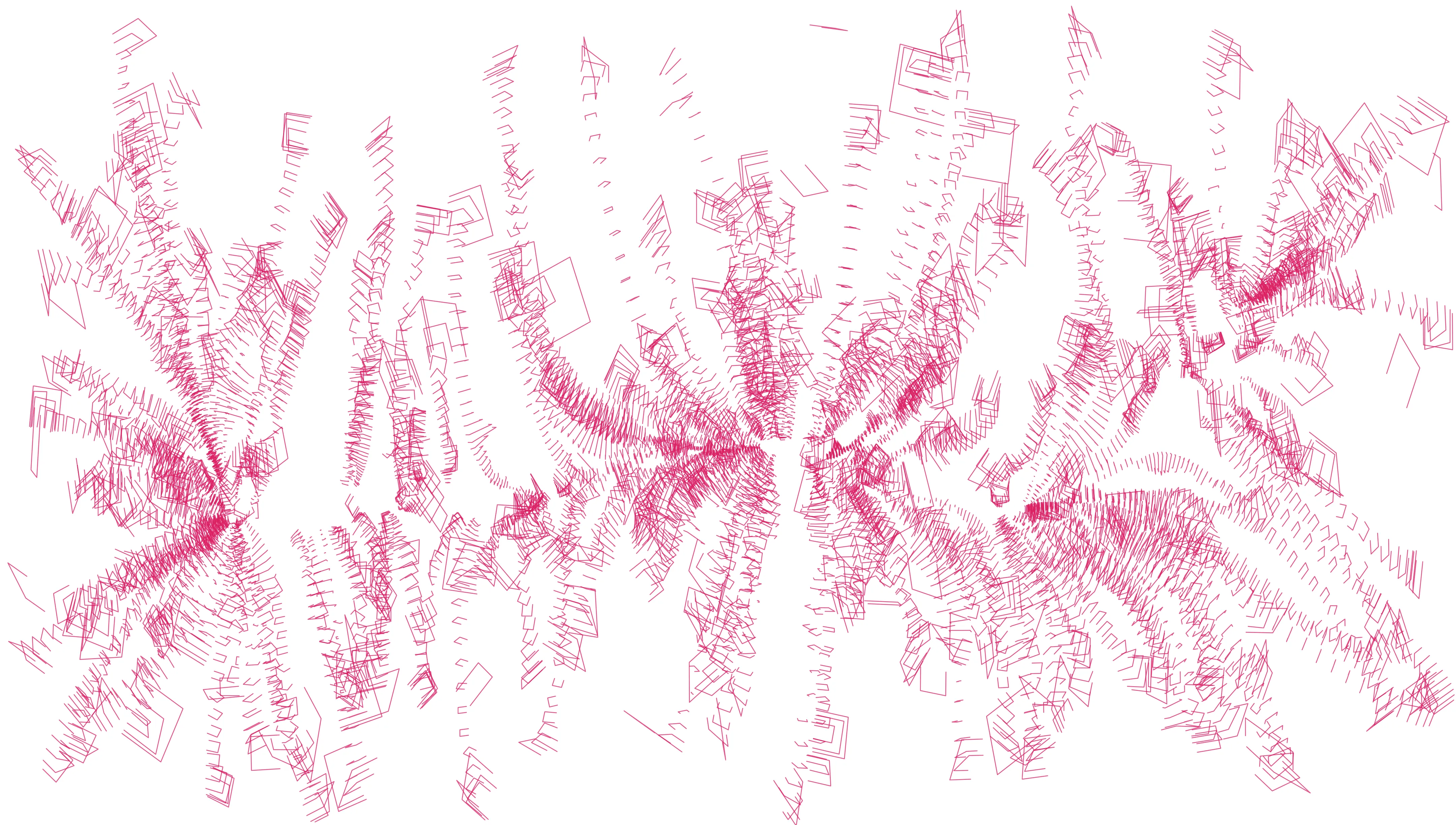 Venetian Vagabond Wireframe Drawing