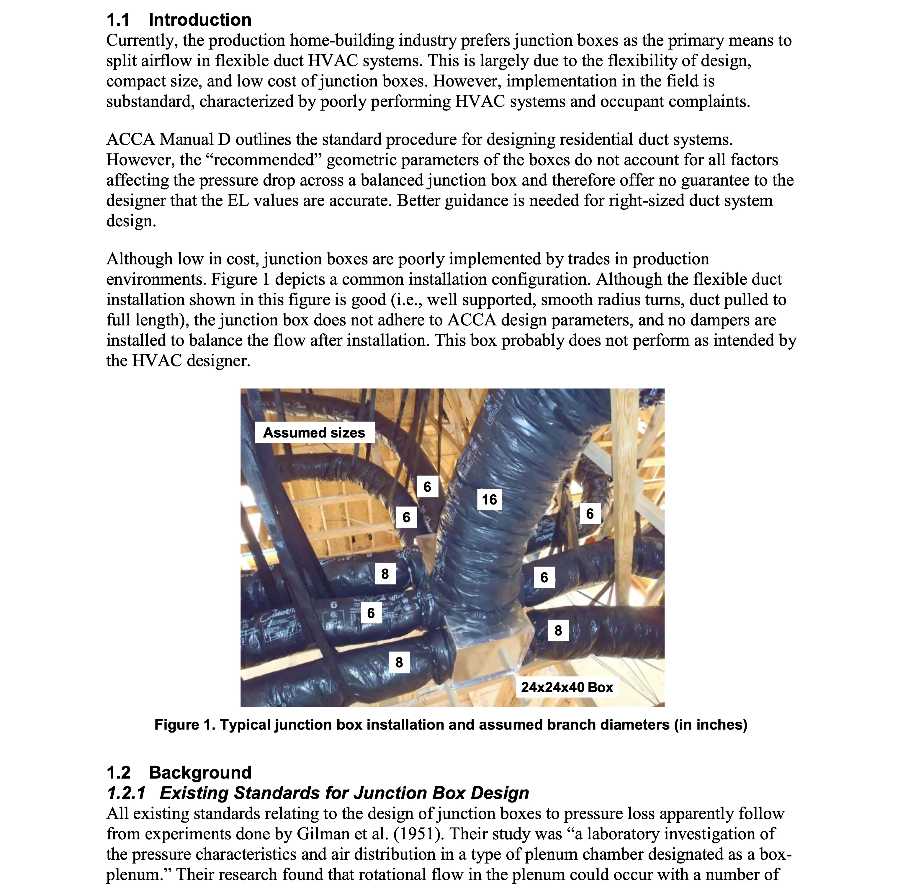 Flex Duct Junction Box Installation Diagram
