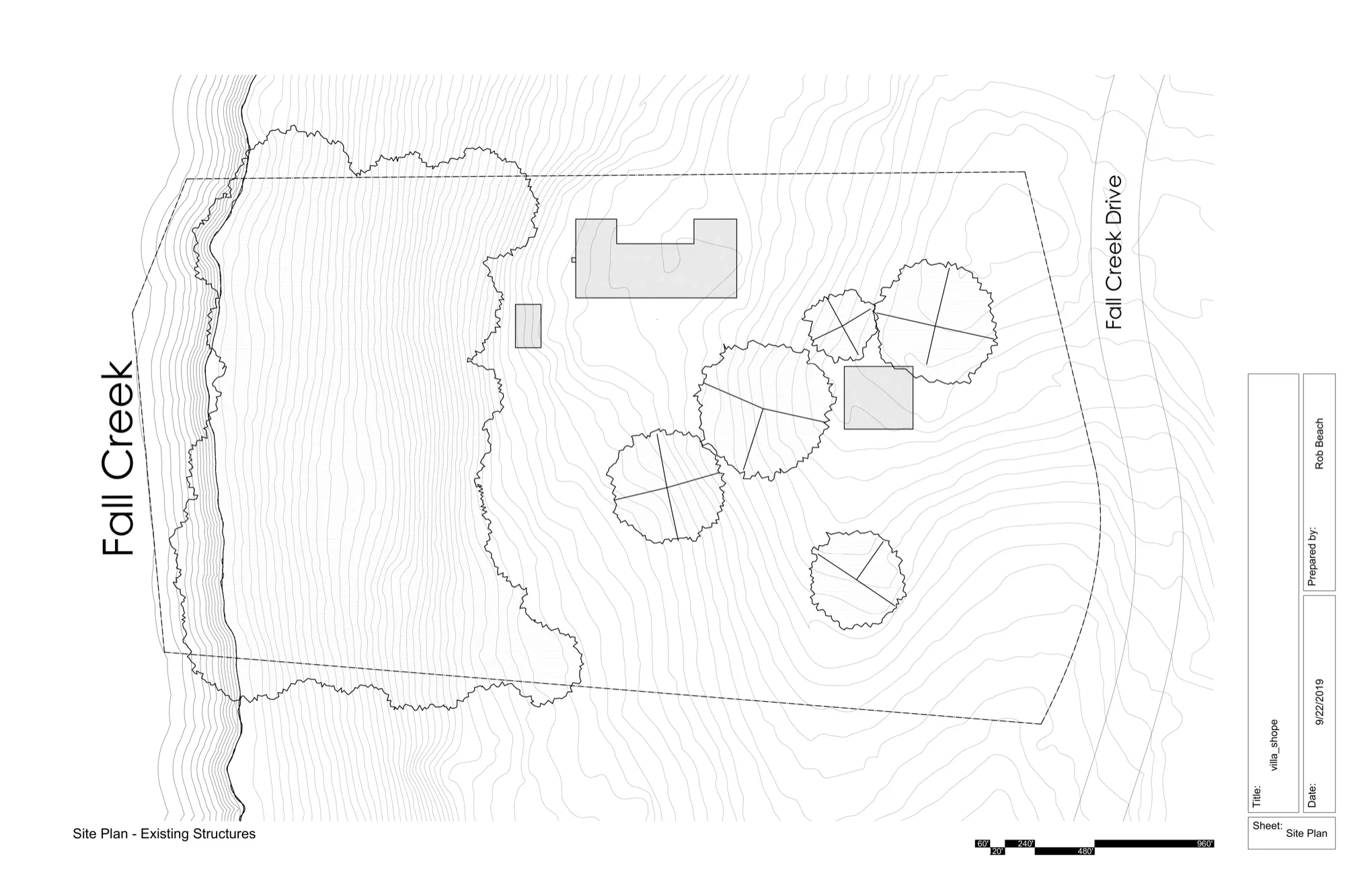 Site Plan And Topography
