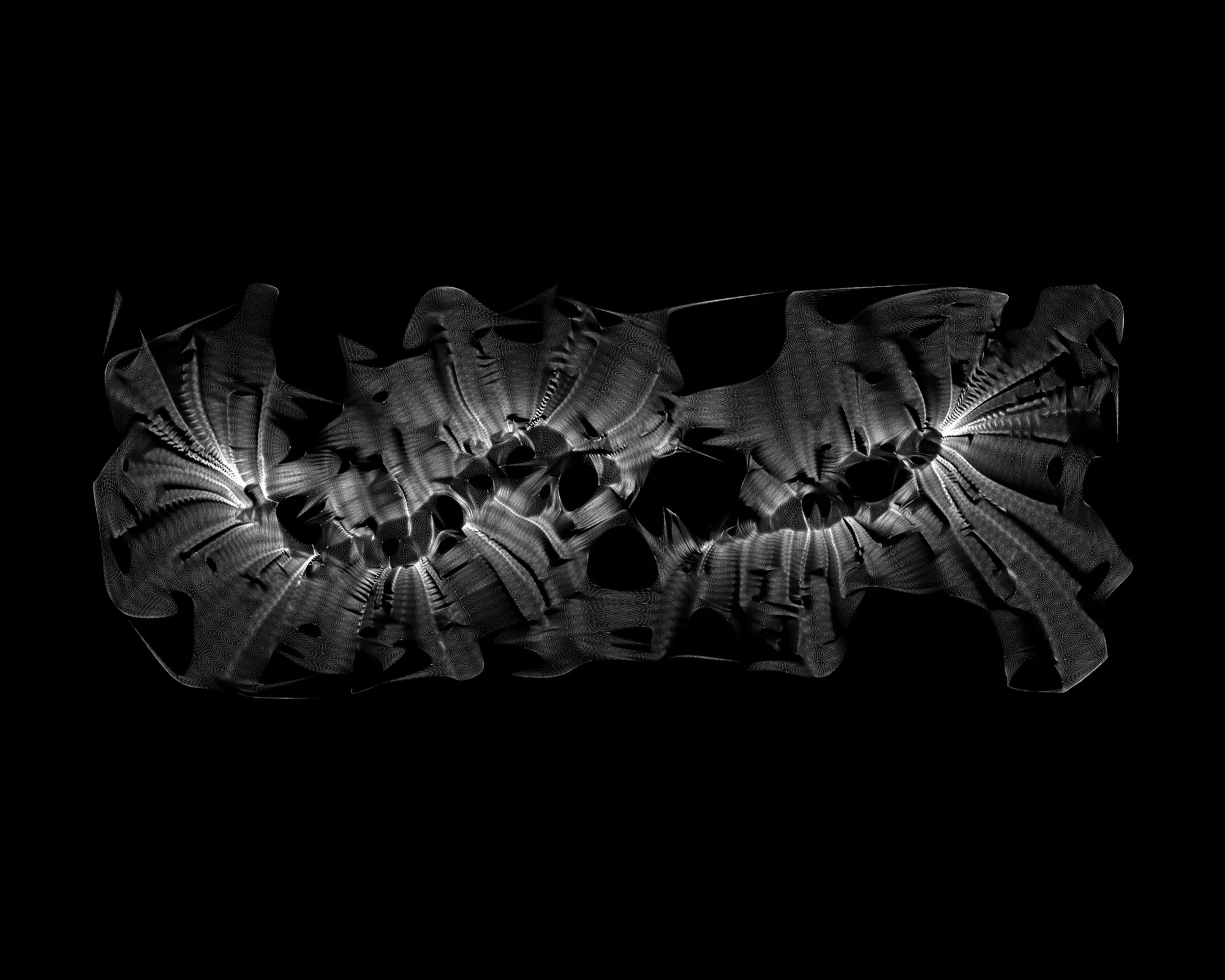 3d Tendril Mesh Perspective