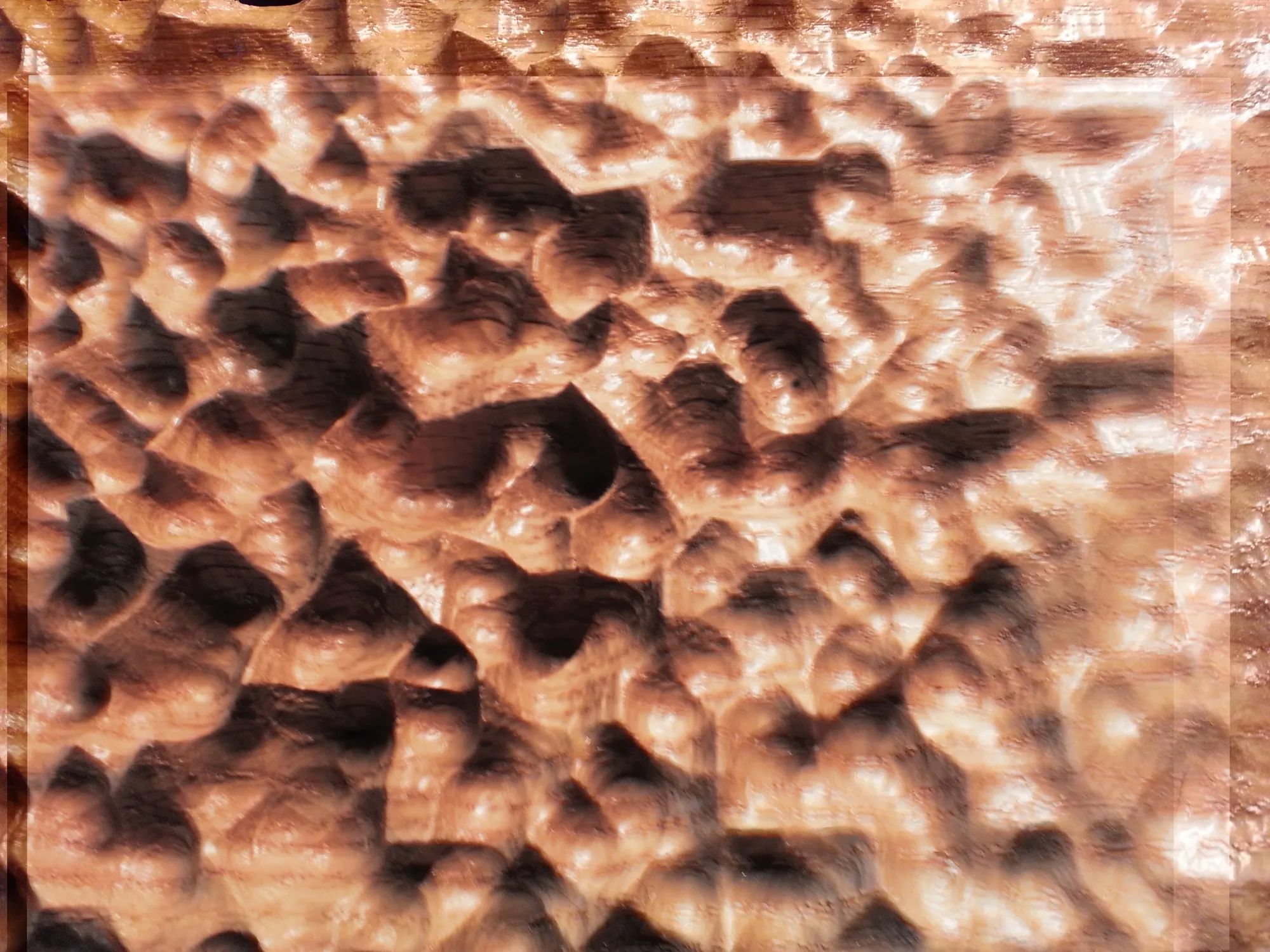 Milled Wood Surface Detail