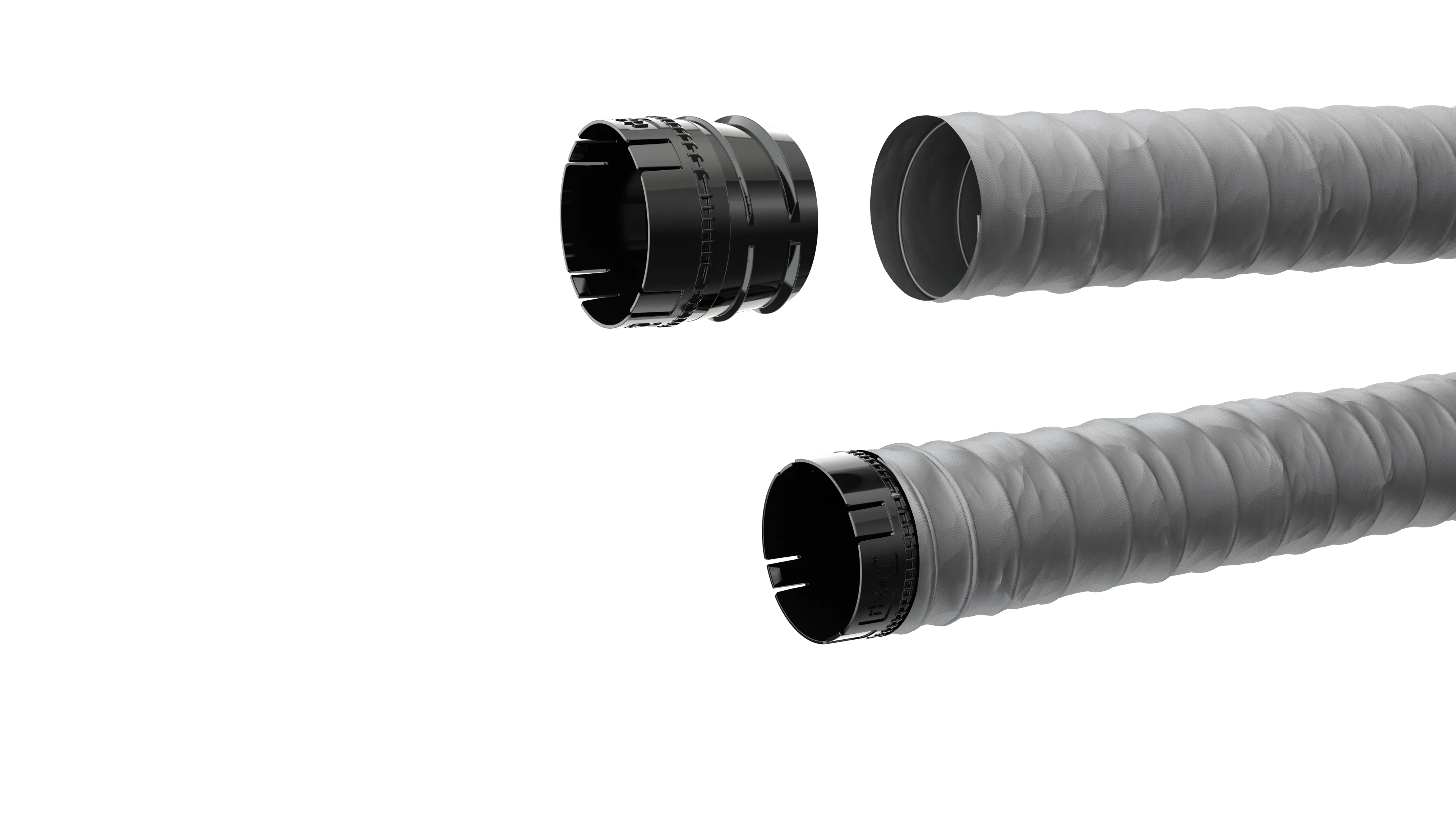 Twist And Lock Ferrule Duct Installation
