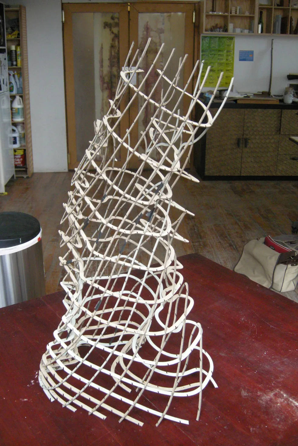 Sculptural Panel Curves And Light