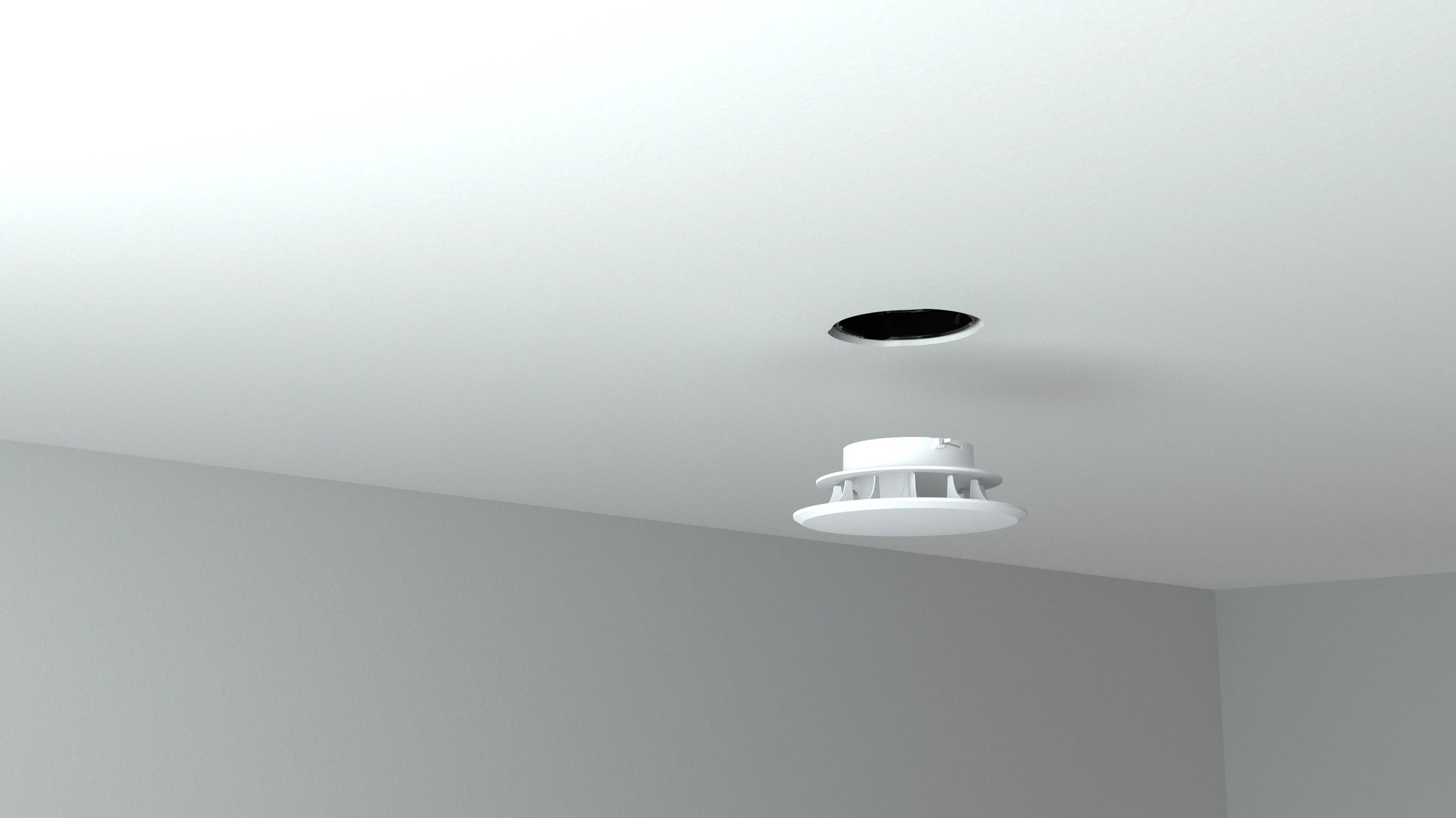 Ceiling Boot Diffuser Assembly