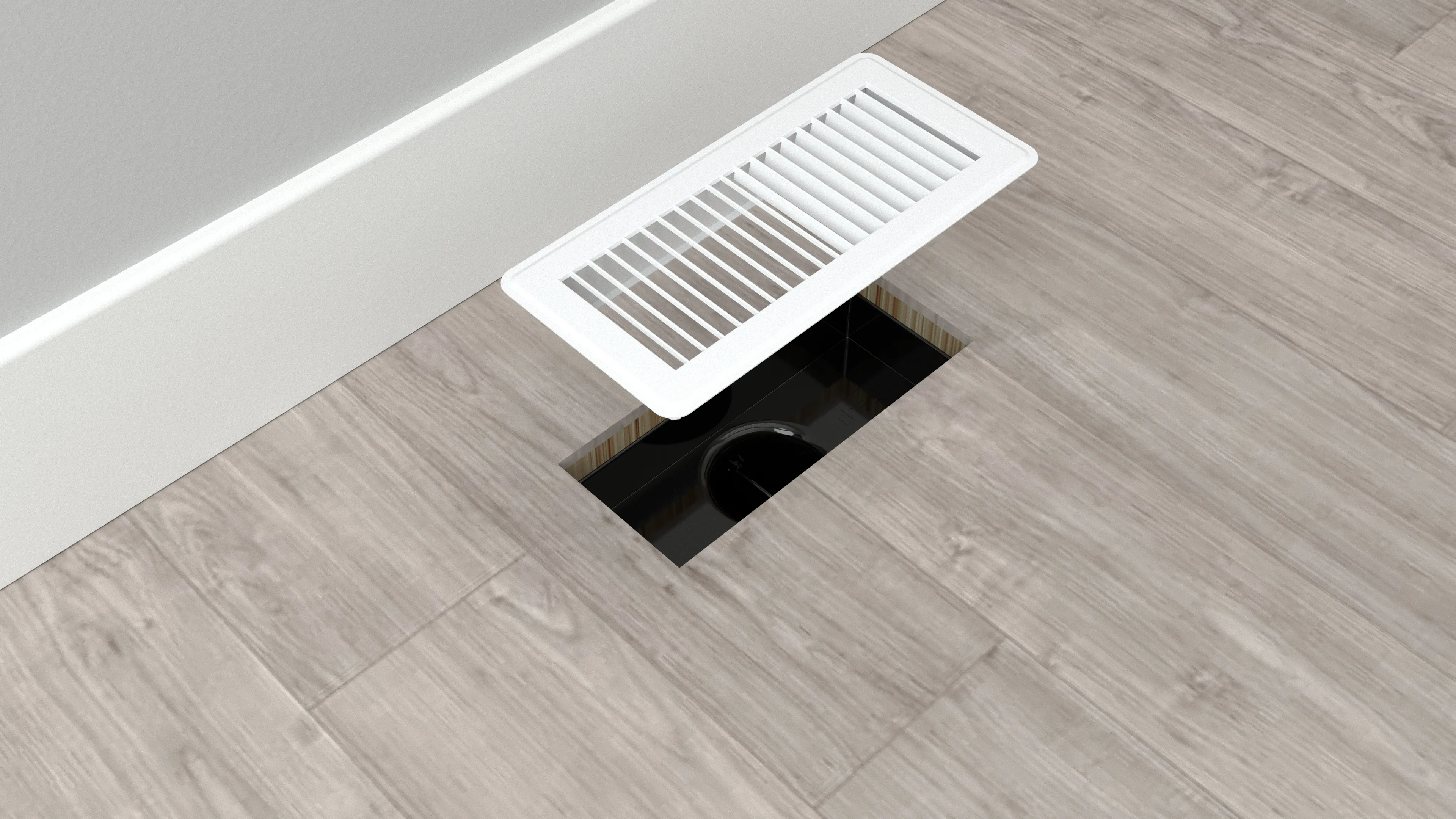 Floor Boot Diffuser Assembly