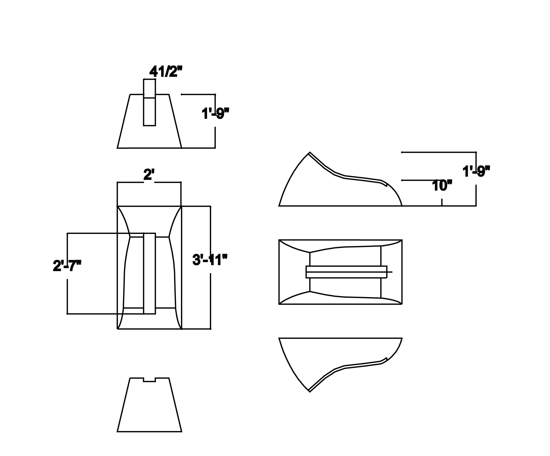 Indiana Limestone Footer Details A