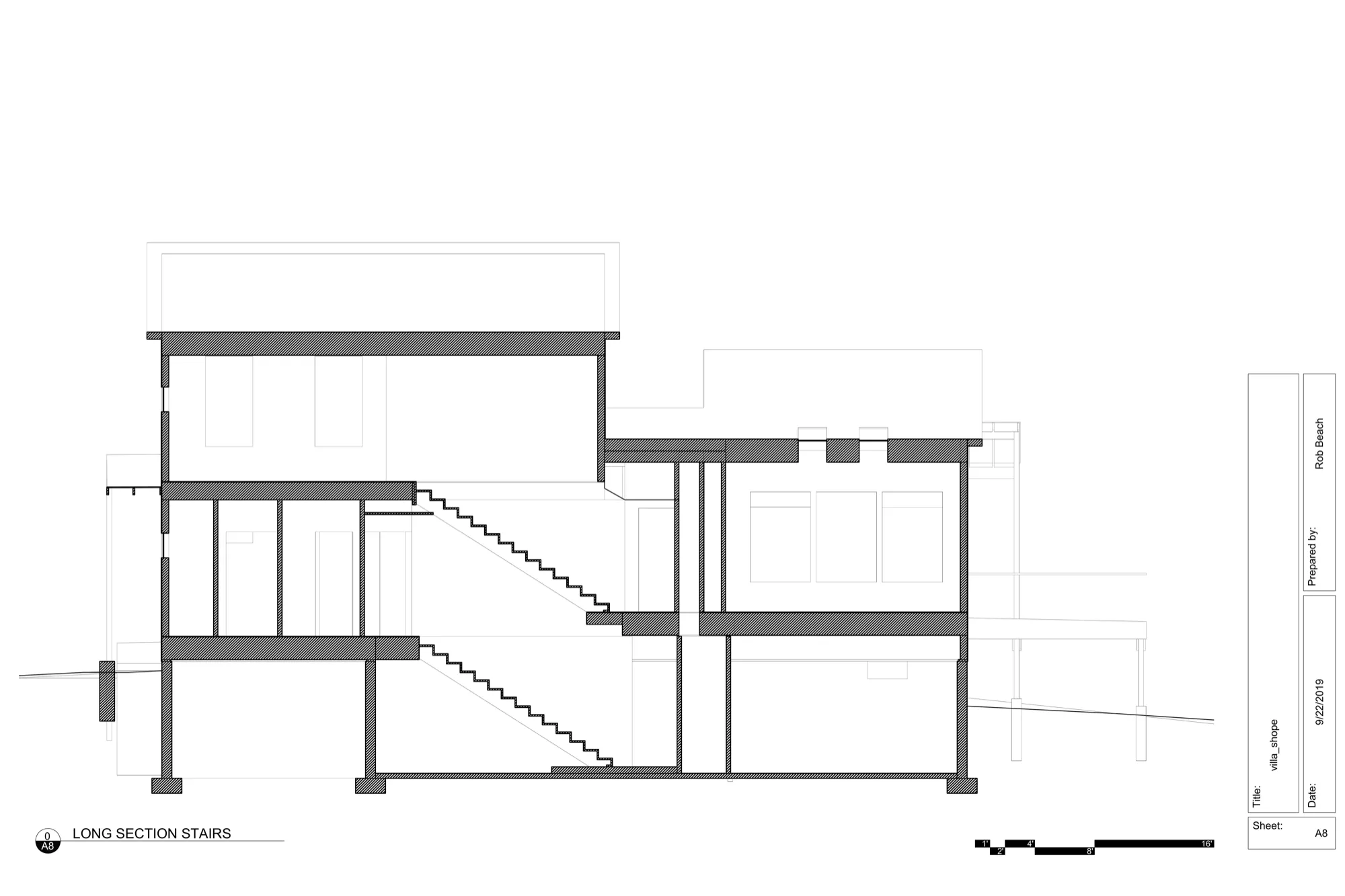 Long Section Stairs