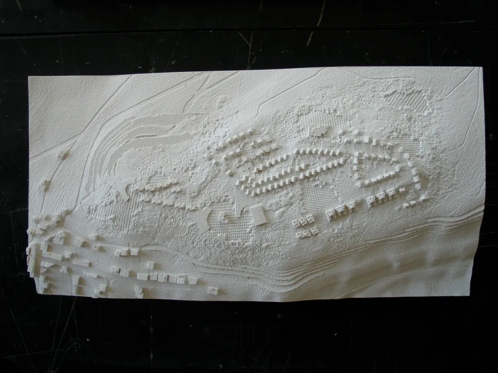 Physical Topography Model Craftsmanship