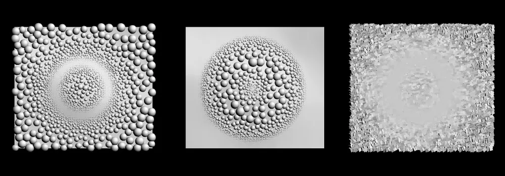 Variable Input Sphere Packing