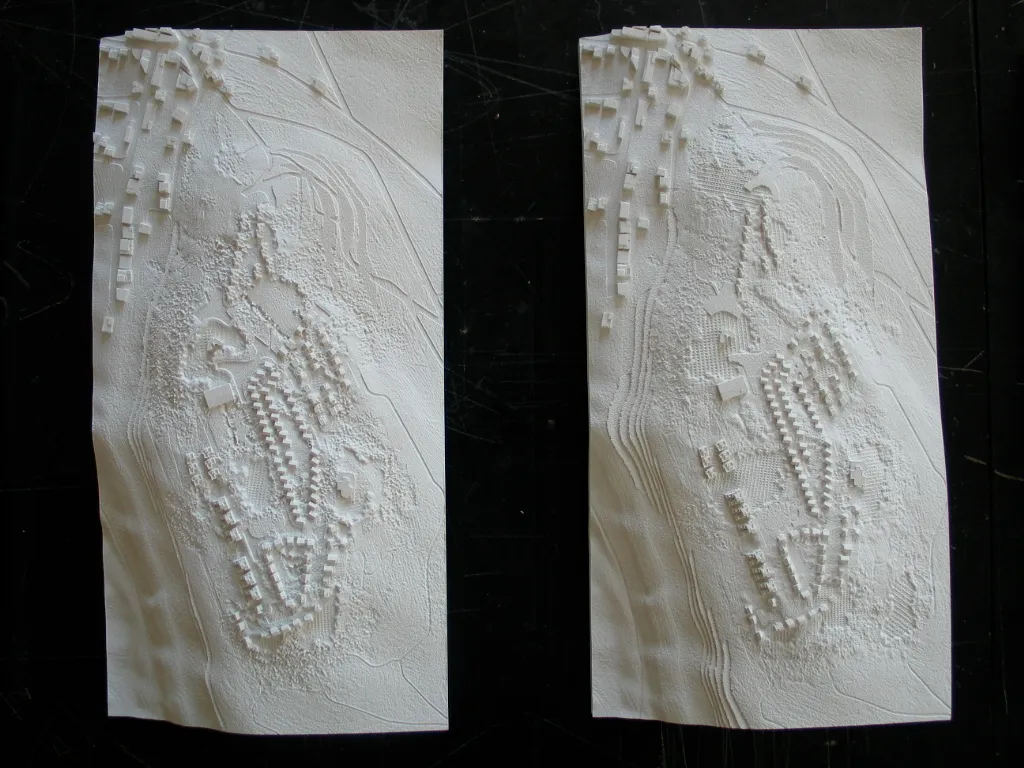 Cnc Milled Terrain Texture Detail